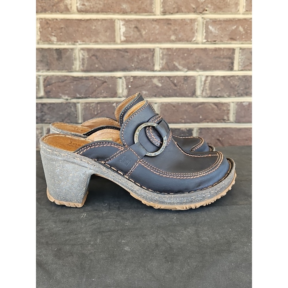 JOSEF SEIBEL Women's Casual Slip On Mules Clogs Shoes Size 37 Brown US 6.5